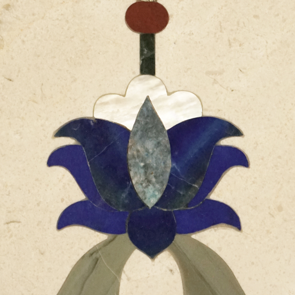 Aline Marion, The Seven Chakras, Pietra Dura Panel